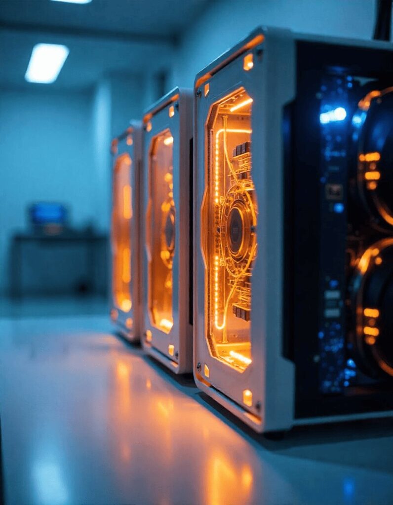 server racks with photonic networks